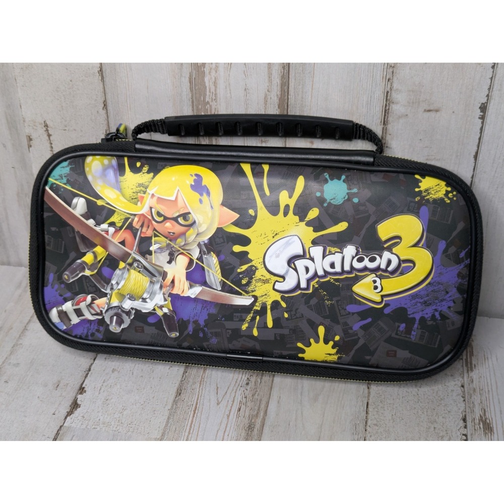 Splatoon 3 Nintendo Switch Carrying Case - used